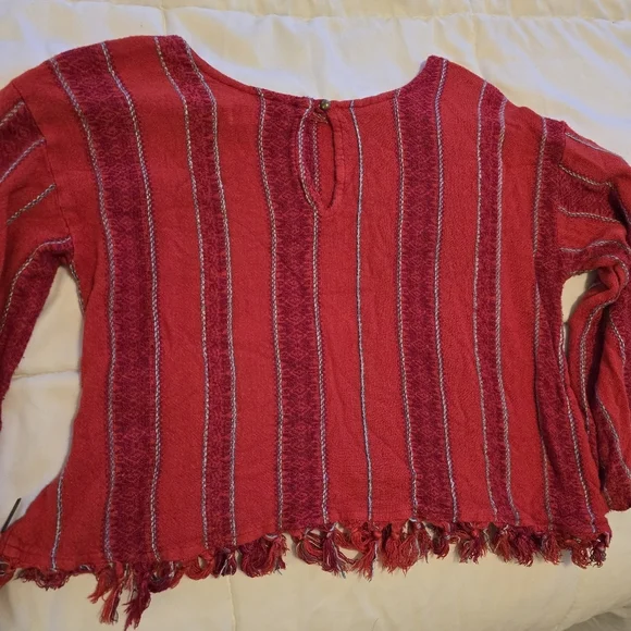 Billabong The Heart Seas Striped Red Top - Picture 8 of 11